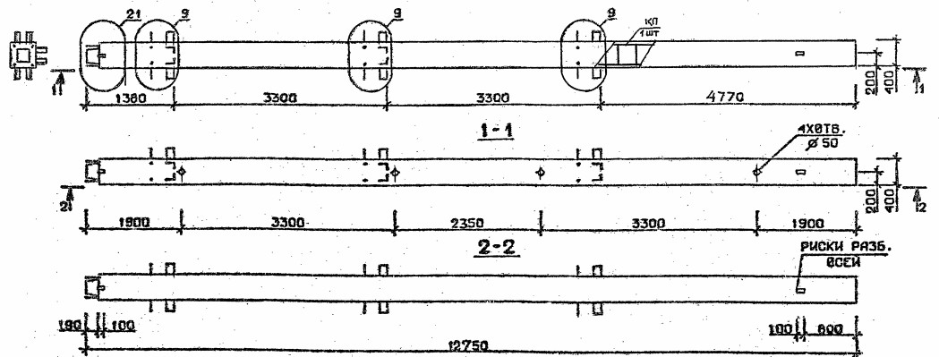 Колонна 3КН 33.128-7-с Серия 1.020.1-2с/89