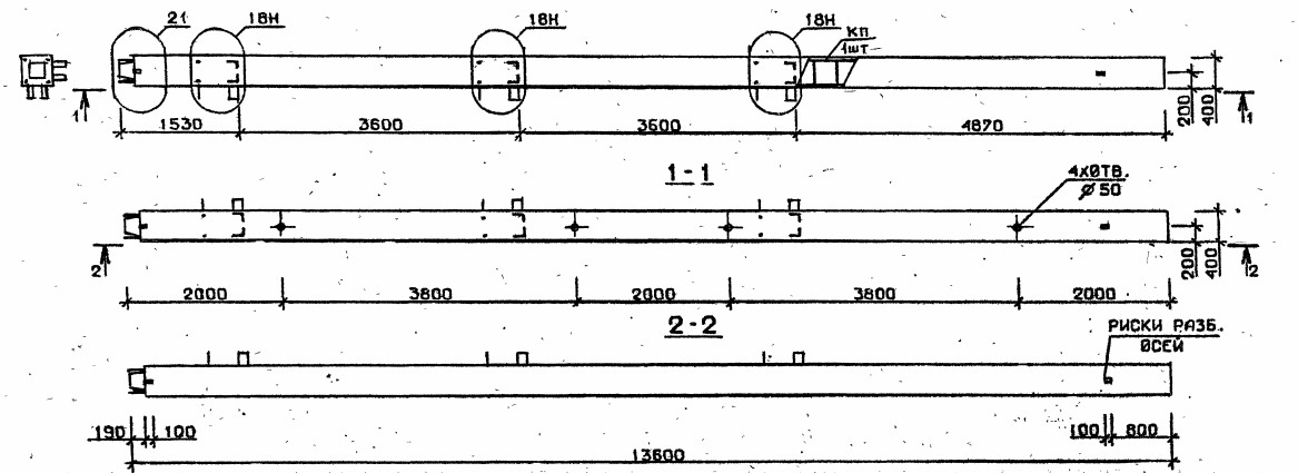 Колонна 5КН 36.136-6-н Серия 1.020.1-2с/89